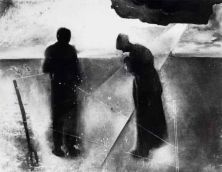 1978_12_stereoscopic composition based on millet's 'angelus' (unfinished) circa 1978.jpg